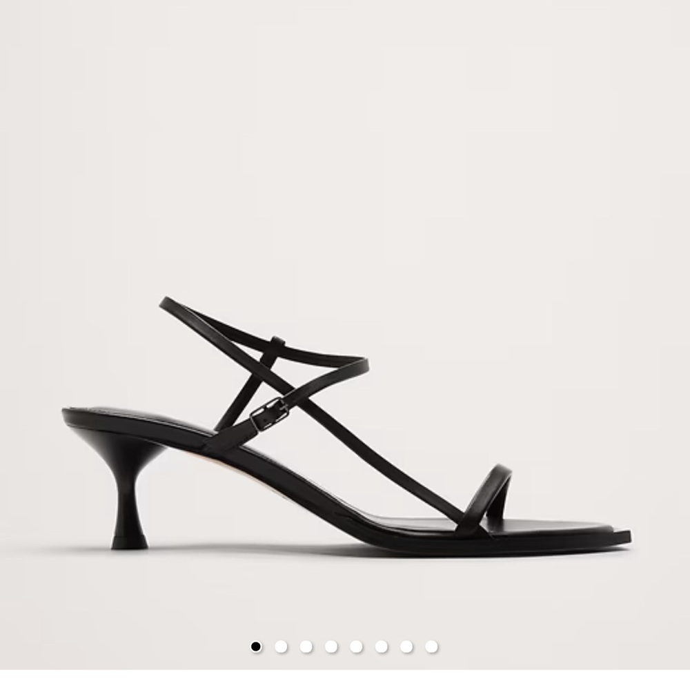 NWOT Banana republic Black Strappy Heels